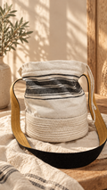 Bolso Nativa – Rayas / Crudo