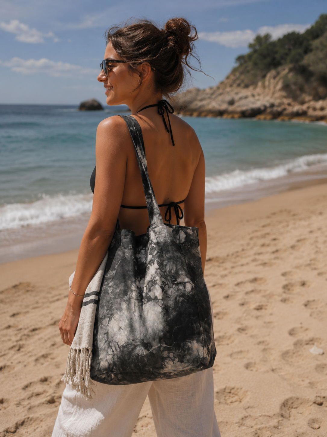 Bolso Eva Tie Dye Negro