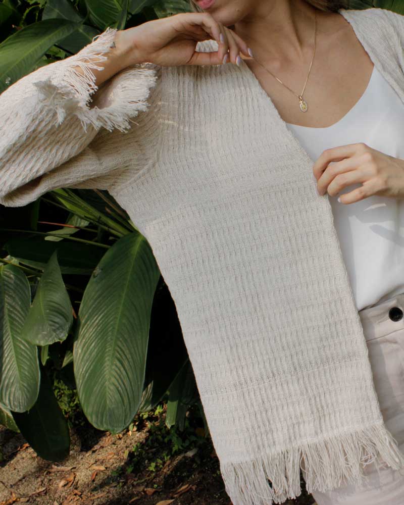 Cardigan Roma Crudo
