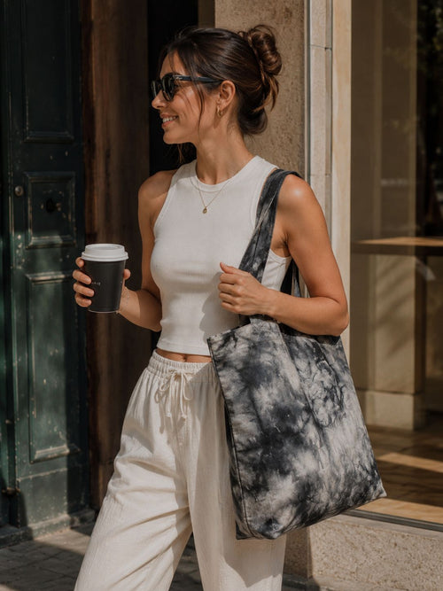 Bolso Serena Tie Dye Negro