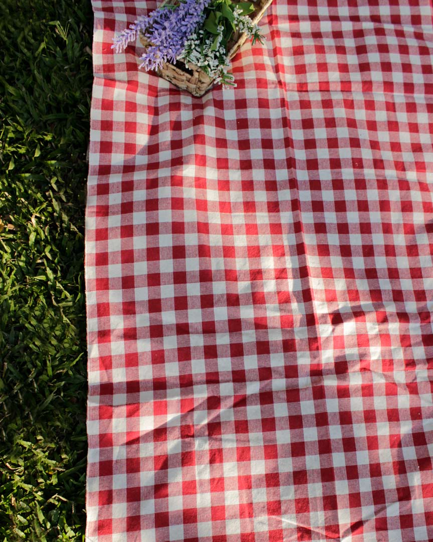 Morral Mantel Picnic Rojo