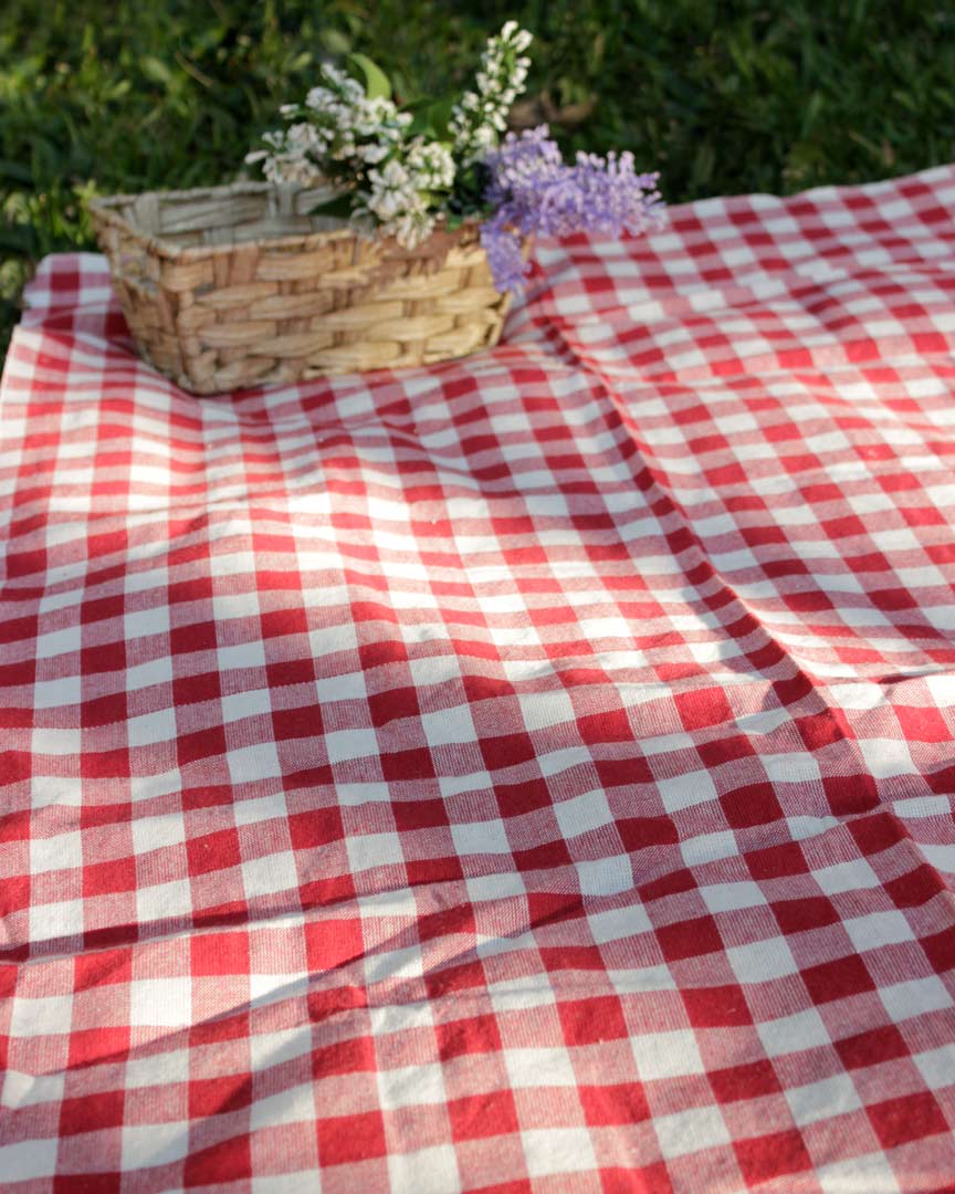 Morral Mantel Picnic Rojo
